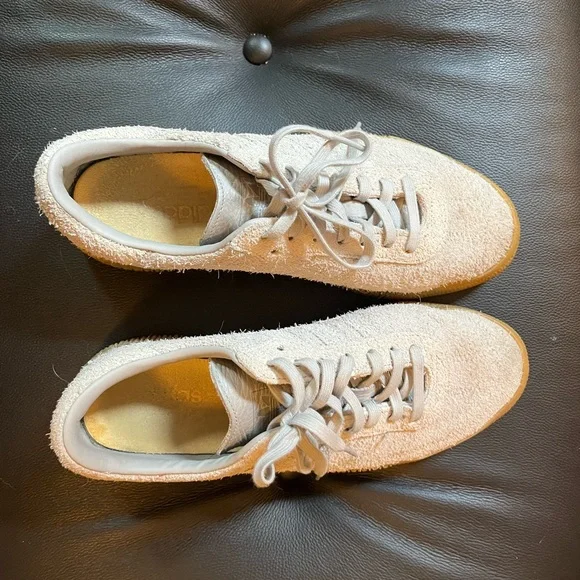 adidas Light Gray Sambas Sneakers Size 10 - Picture 5 of 11